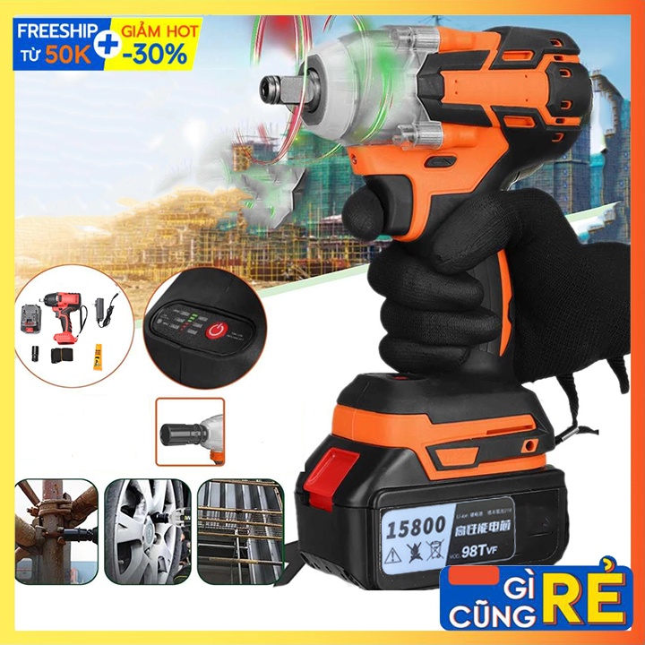 Máy siết bulong dùng pin siêu khỏe chính hãng Ketewe