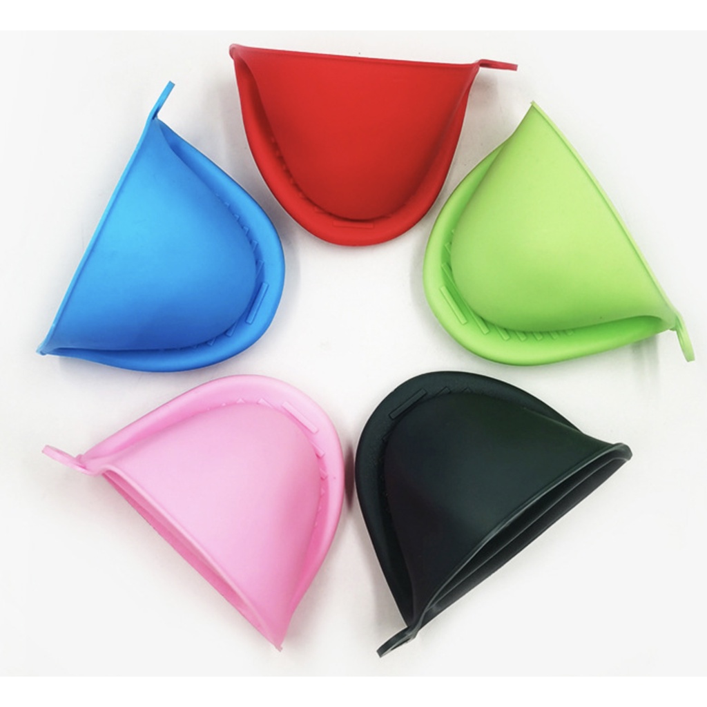 Cặp găng tay bắc nồi bằng silicon,Bao tay chống nóng,nhấc đồ nóngJ011