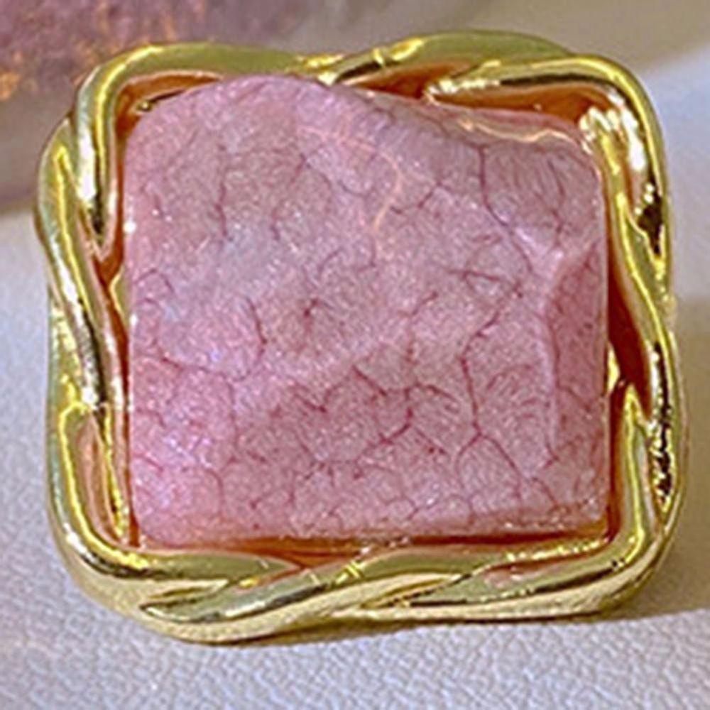 JARRED Bông Tai Hình Vuông Bằng Acrylic Phong Cách Retro Ngọt Ngào Cho Nữ