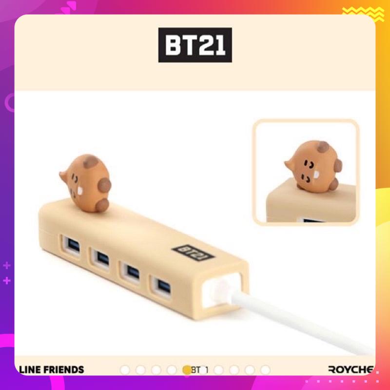 Ổ chia usb phiên bản bé bi của Royche x BT21 USB HUB BT21