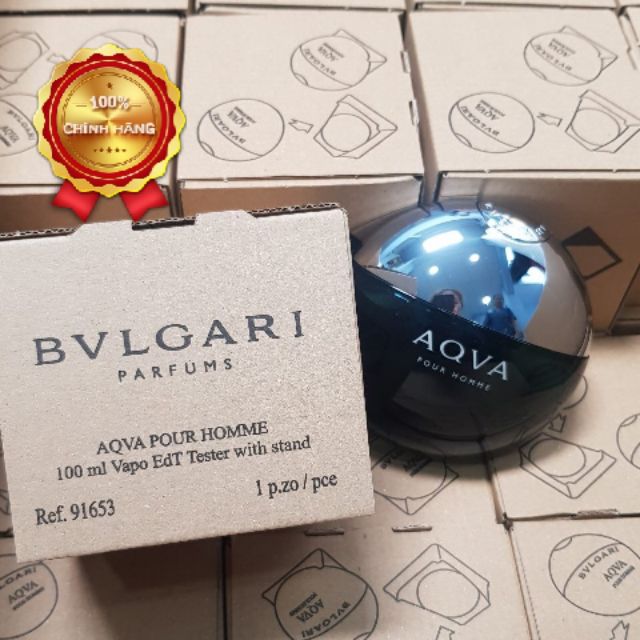 Nước hoa nam tester BVLGARI Aqva Pour Homme EDT 100ml