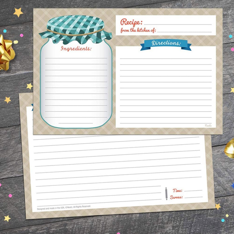 Set 25 Thẻ Ghi Thông Điệp Hai Mặt DIY Dùng Trong Nhà Bếp / Tiệc Cưới