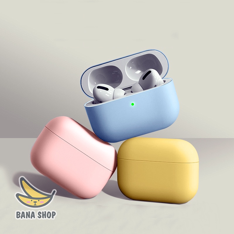 Case vỏ bao hộp bọc đựng tai nghe không dây airpods 3 airpods pro silicon dẻo trơn