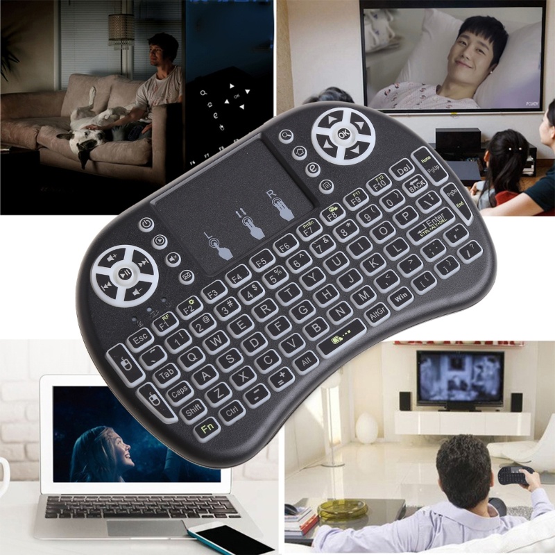 Bàn PhíM + ChuộT Bay NAMA 2.4GHz i8 Không Dây, 3 MàU Cho PC TV