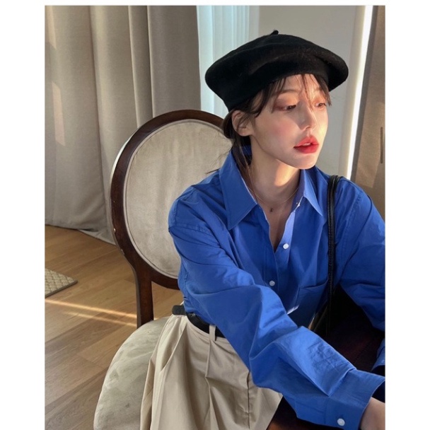 Áo sơ mi xanh biển - RH STORE