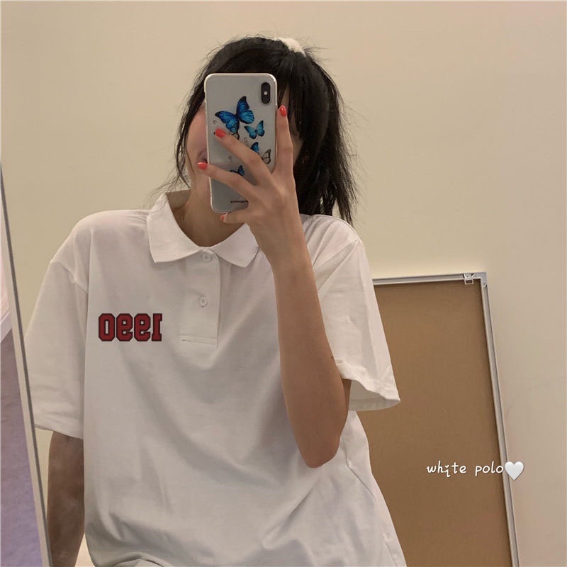 Áo POLO nam nữ💥FREESHIP💥 Hoạ tiết 1990 basic dễ phối đồ