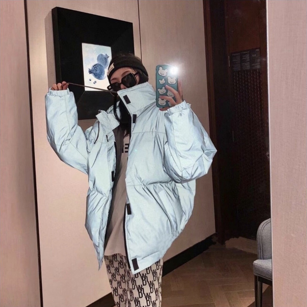 Áo phao FOG Fear of God ESSENTIALS Puffer Jacket Iridescent, áo khoác phao FOG ESSENTIALS