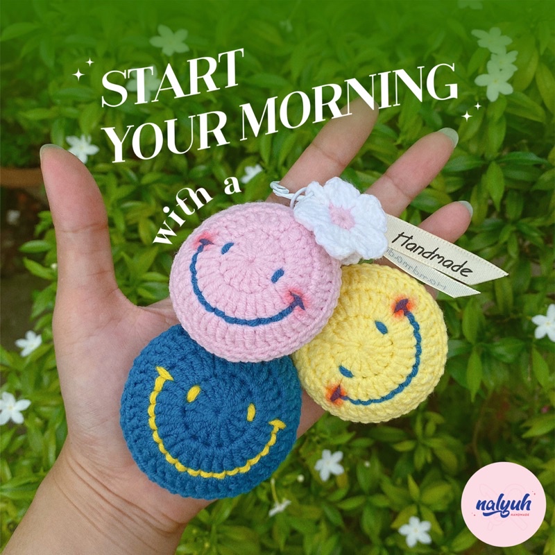 Móc khóa Smiley Face