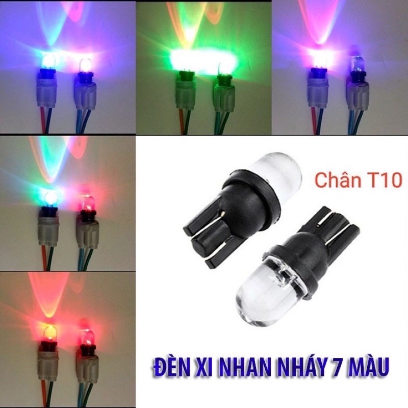 Đèn Led Xi Nhan Nhấp Nháy 7 Màu [Giá 1 Cái]