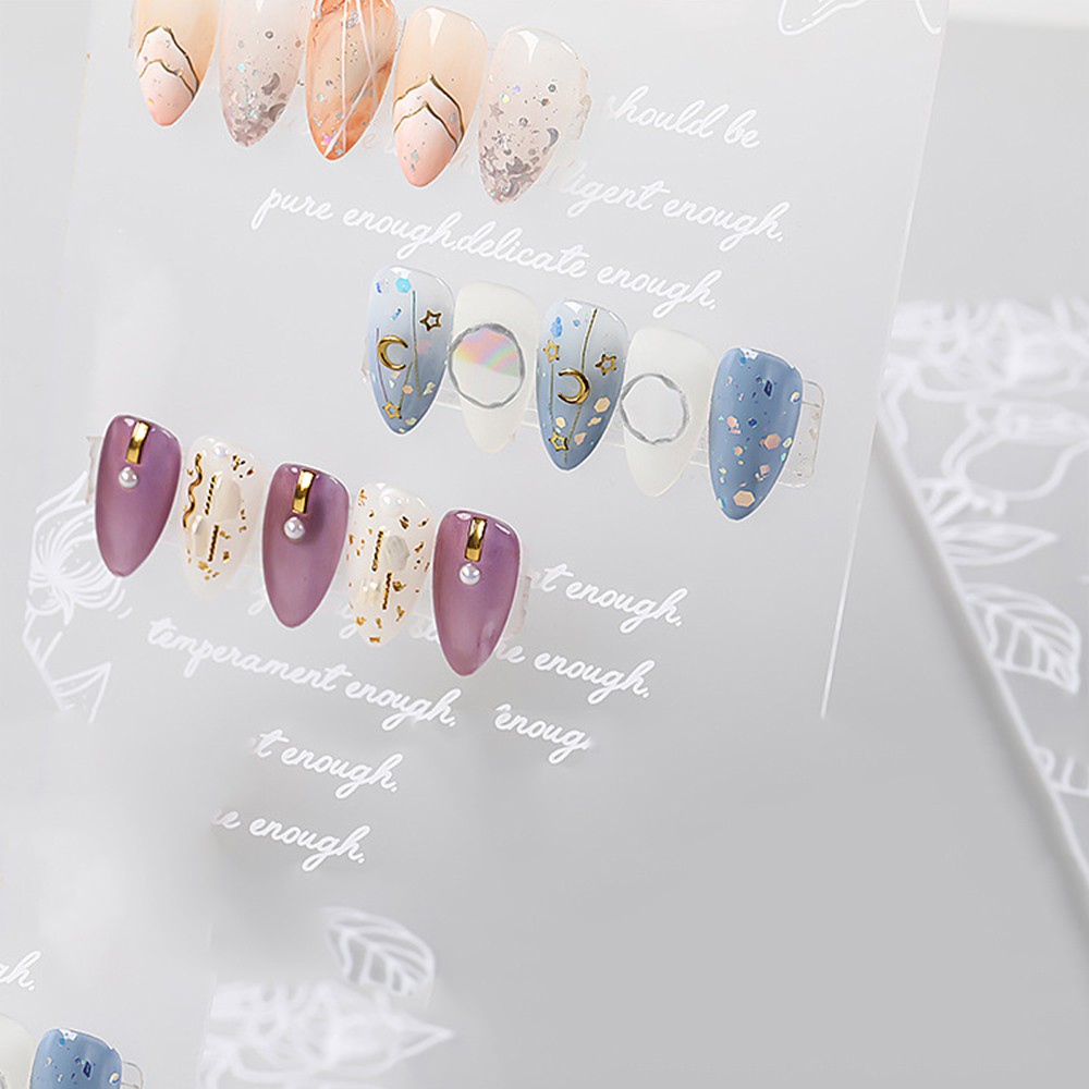 Khung Trưng Bày Móng Tay Nghệ Thuật Tiện Dụng Thời Trang