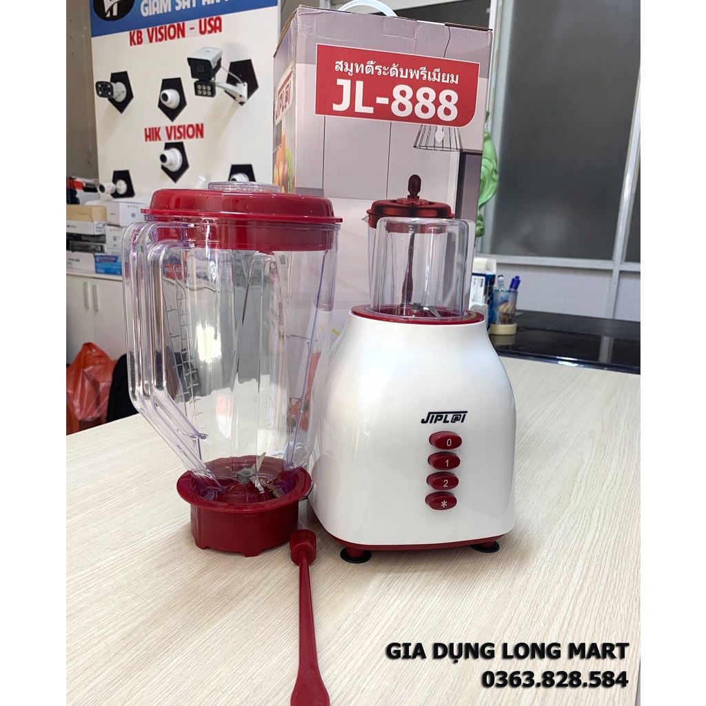 Máy xay sinh tố 300W JL-888, cối thủy tinh 1.8L SIÊU TIỆN LỢI