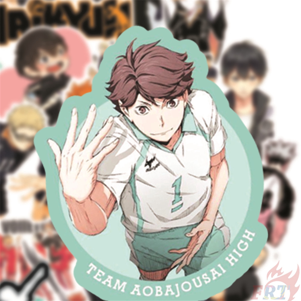 ❉ Haikyuu!! - Series 04 Anime Shoyo Hinata Tobio Kageyama Stickers ❉ 50Pcs/Set DIY Fashion Doodle Decals Stickers