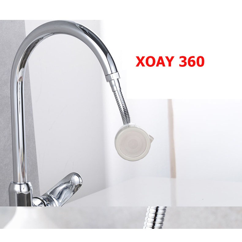 Đầu Vòi Xịt Nước Tăng Áp 3 Chế Độ Dài 18cm, Dây Nối Vòi Nước