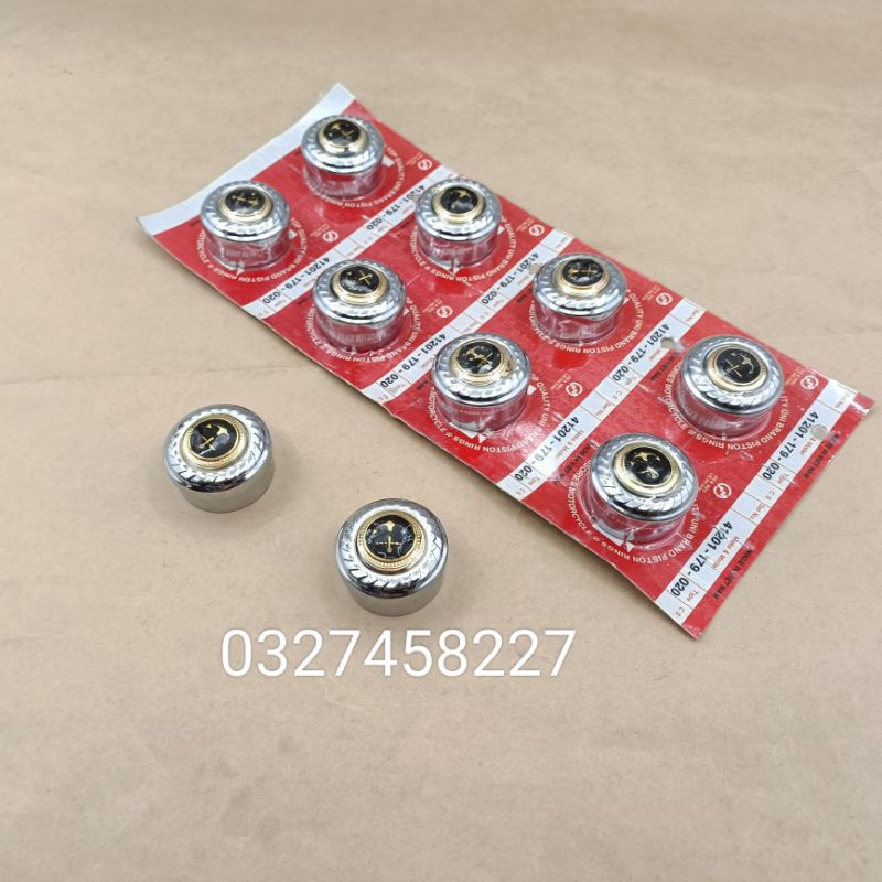 Cặp nắp Inox, bọc chụp đầu bao tay lái xe DREAM