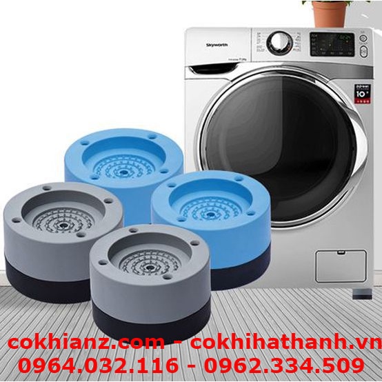 Bộ 4 chân Chống rung máy giặt kiểu mới, Chống rung máy lồng ngang , đứng Shop HÀ NỘI - HN - màu ngẫu nhiên
