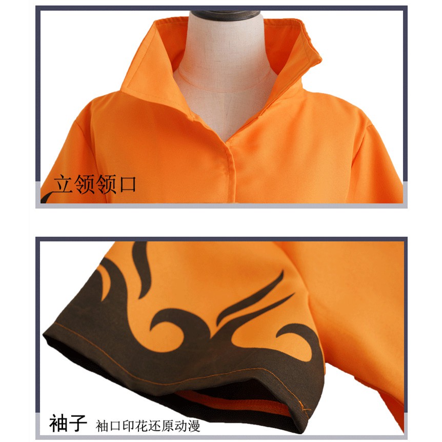 ♪ Naruto Cloak Robe Cape Akatsuki Cosplay phục vụ Halloween người lớn ăn mặc lên