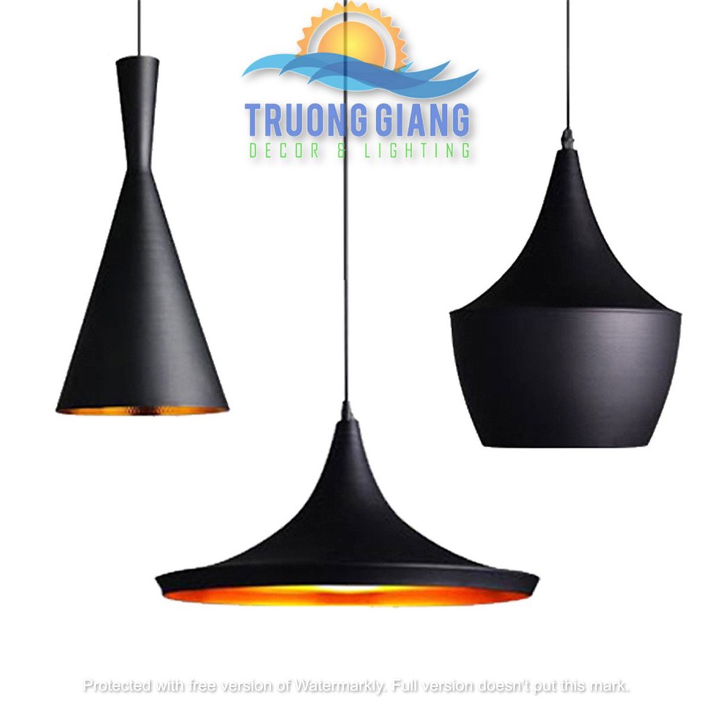CHAO THẢ CHÂU ÂU  - SƠN TĨNH ĐIỆN LÒNG VÀNG - QUÁN ĂN, NHÀ HÀNG - D320mm - Đã bao gồm đui đế