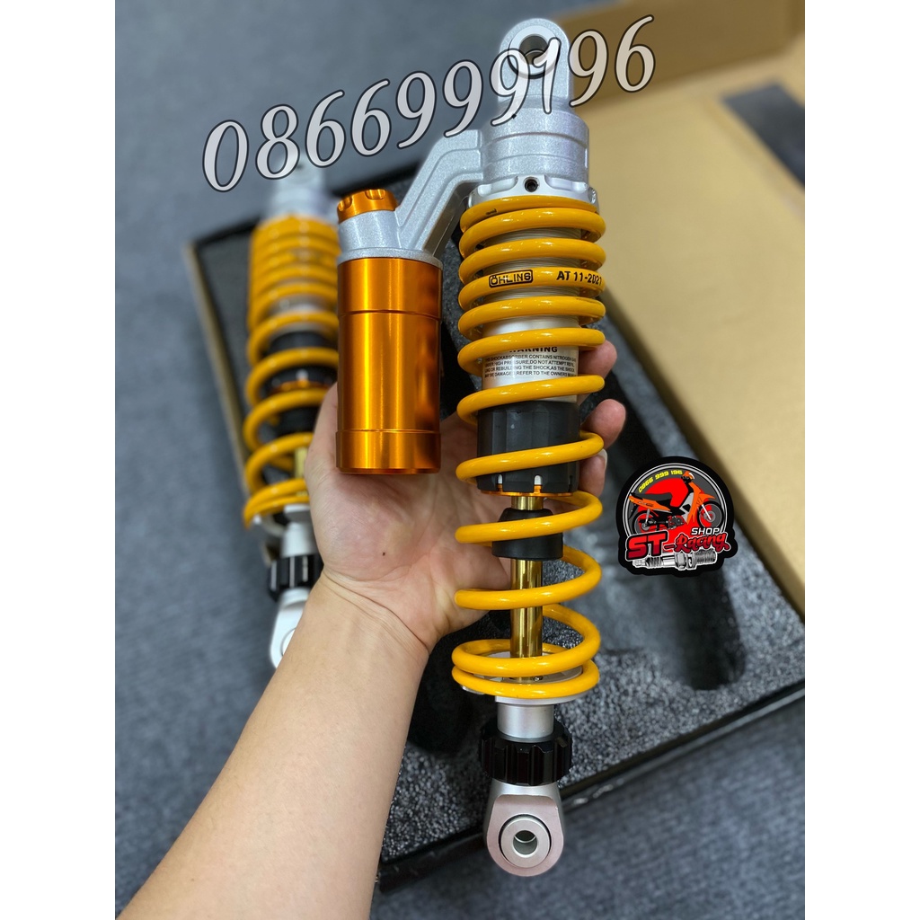 Phuộc Thụt Ohlins Bình Dầu Có Tăng Chỉnh: WAVE DREAM -FUTURE-SIRUS-JUPITER....