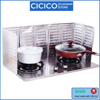 Tấm nhôm chắn gió, chống bắn dầu mỡ đa năng cho bếp ga