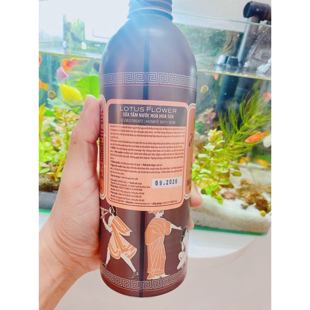 [Nhập Khẩu Ý] Sữa Tắm TESORI D'oriente Hương Nước Hoa Ý Tesori 500ml