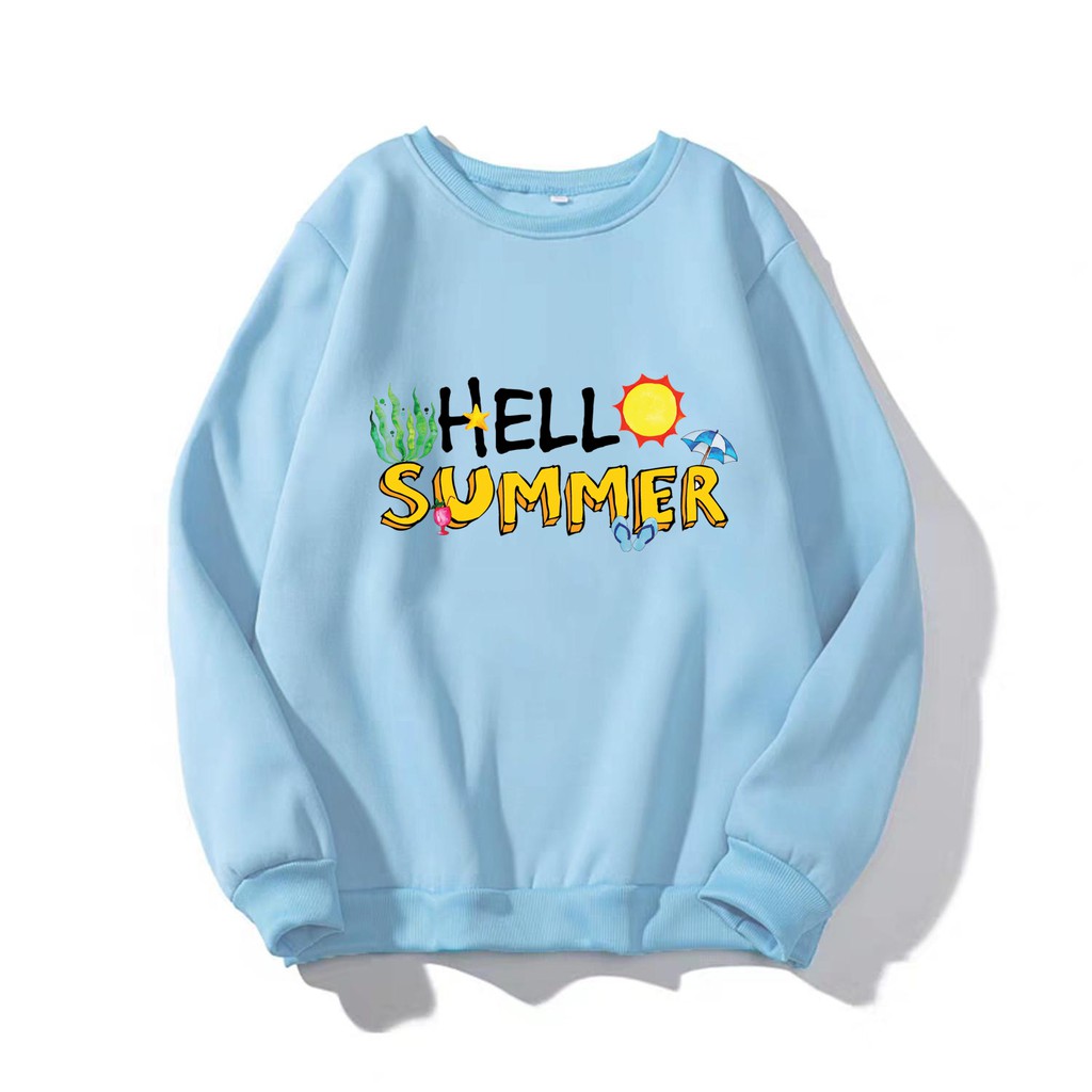 [FREESHIP_50K] Áo sweater nam nữ in hình Summer  - DS115, chất nỉ dày dặn, hợp làm áo cặp AnNgo | BigBuy360 - bigbuy360.vn