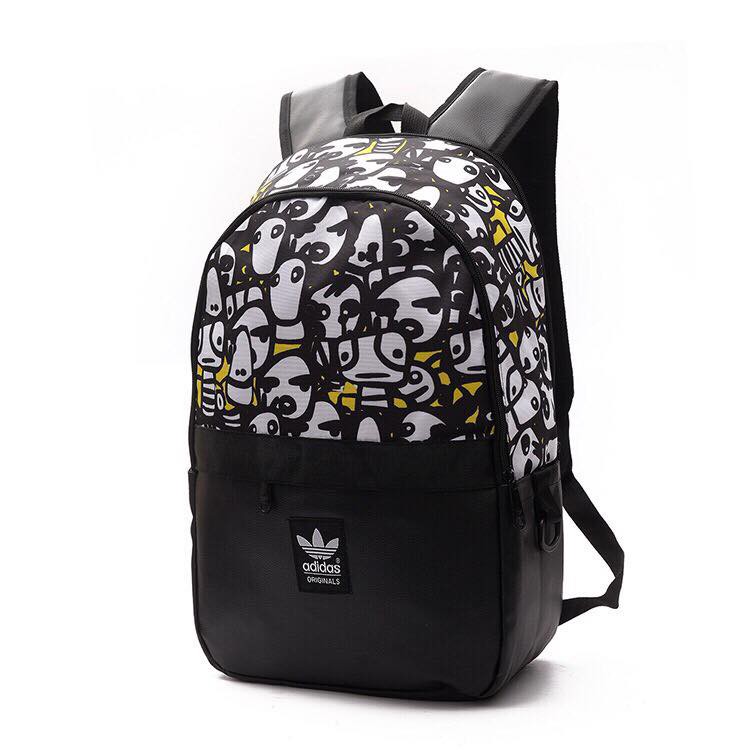 Balo Đi Học Sport 3 Lá Originals Panda Clover Backpack Panda (2) l Xuất Dư Xịn [ FREE SHIP ]