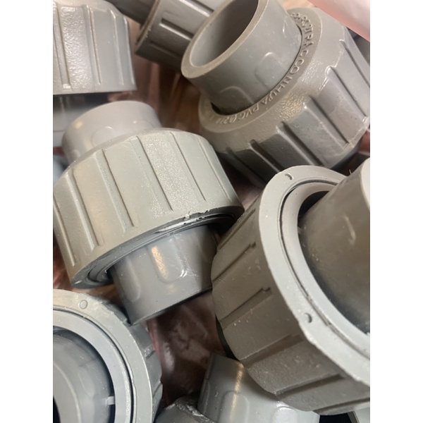 Rắc co nhựa PVC 21-27-34-42-48, rắc co máy bơm nước, khớp nối vặn ren tháo lắp máy bơm tiện lợi