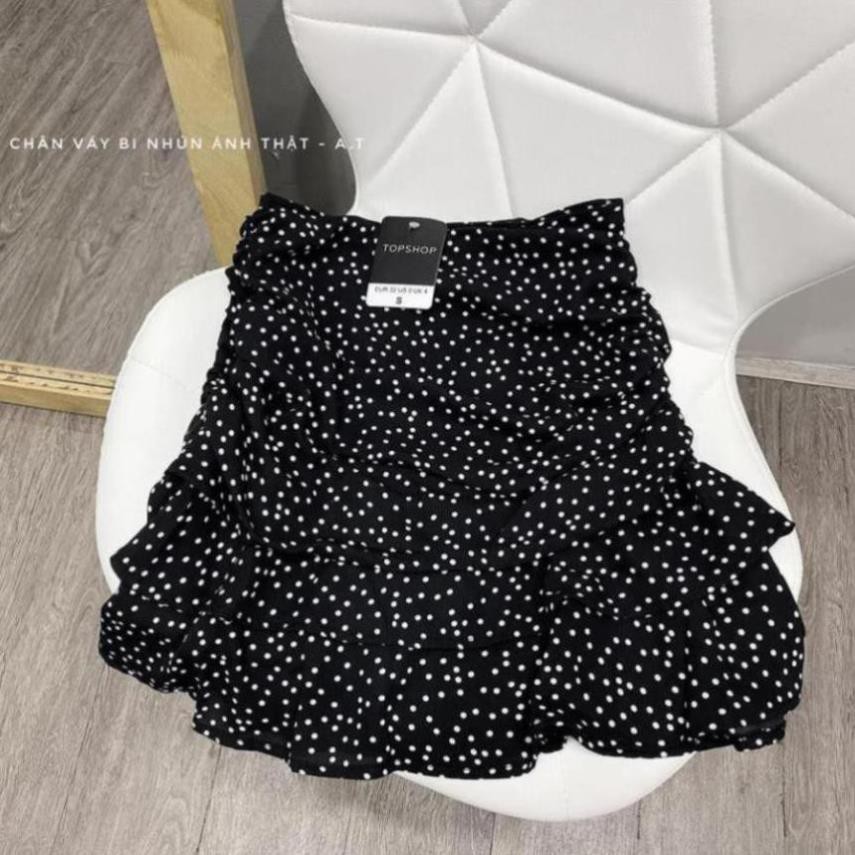 Chân Váy Ngắn Nhún Chấm Bi 𝐇à𝐧𝐠 𝐋𝐨ạ𝐢 𝟏 [Có Video mẫu mặc] | BigBuy360 - bigbuy360.vn