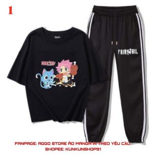 Set Áo Quần Fairy Tail In Theo Yêu Cầu