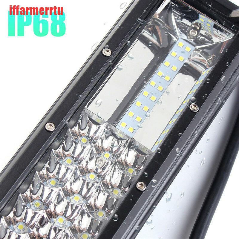 {iffarmerrtu}20" Inch 540W LED Work Light Bar Flood Spot Combo Offroad Driving Lamp Car Truck TQM