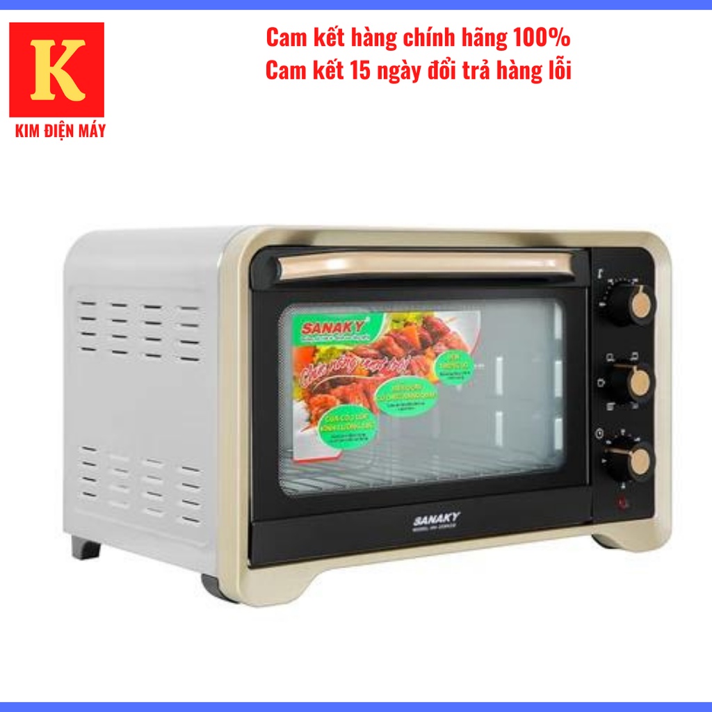 Lò nướng Sanaky LN.VH359N2D 35l 1600W tiết kiệm điện nướng đa năng-bảo hành 12 tháng toàn quốc