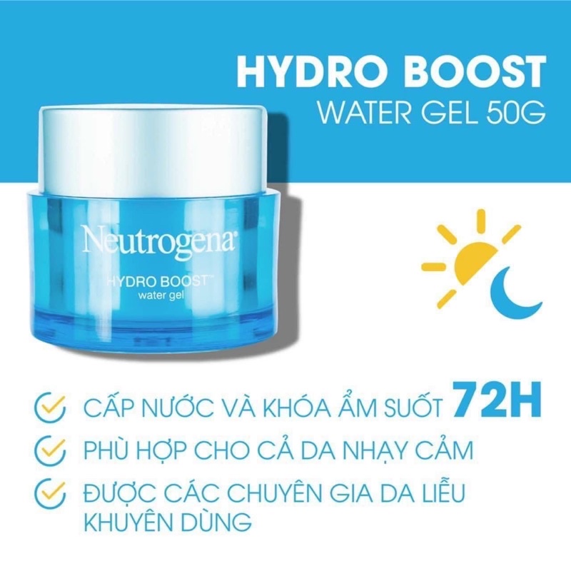 [HÀNG PHÁP] Kem dưỡng Neutrogena Hydro Boost Water Gel 50ml