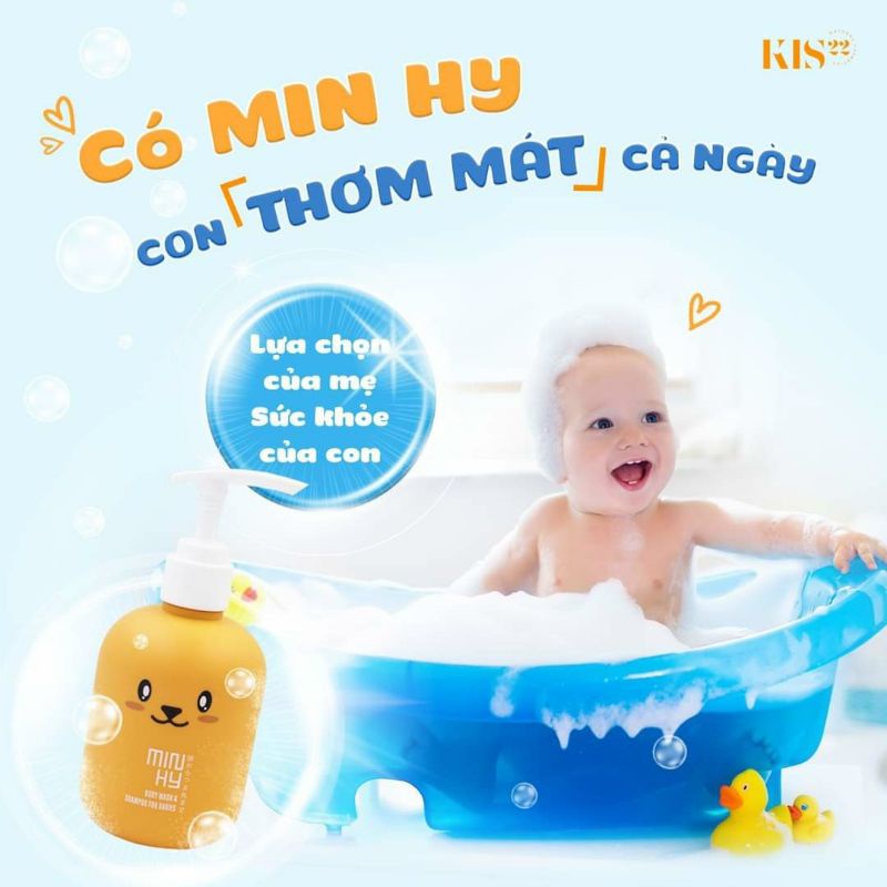 Sữa tắm gội toàn thân cho bé  Minihy 250ml