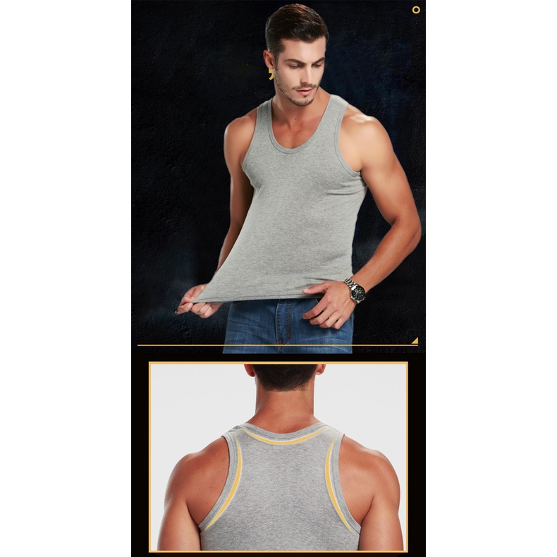 Aokang Áo Sát Nách Thể Thao cotton Thấm Hút Mồ Hôi Thời Trang Mùa Hè Cho Nam