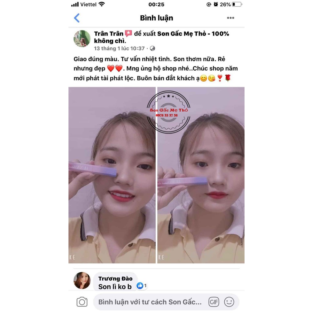 [CHẤT XỊN - SIÊU MỊN - 20 MÀU HOT TREND] Son Handmade Luna Natural - Không Chì | Thế Giới Skin Care