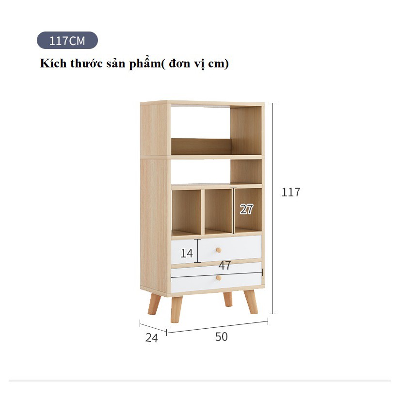 Combo 3 Tủ Sách Đứng Đa Năng KBT36 FIVO Cao Cấp, Chất Liệu Gỗ MDF Và HMR Chống Ẩm Cực Tốt Hàng Cao Cấp