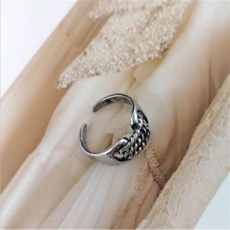Bộ 3 chiếc Nhẫn thánh giá nam nữ unisex nối thắt đai thả tua cá tính