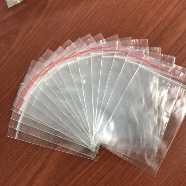 Túi Zip-Zipper Chỉ Đỏ Số 0 Cỡ 4x6cm Đưng Và Bảo Quản Thuốc, Gia Vị Đảm Bảo Vệ Sinh  Túi Zipper Viền Đỏ