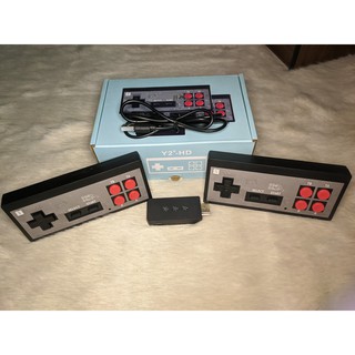 Máy Chơi Game ⭐FREE SHIP⭐ Máy Chơi Game Cầm Tay Không Dây NES Y2 Plus Phân Giải 4K Chuẩn HDMI Với 600 Game Và 2 Tay Cầm