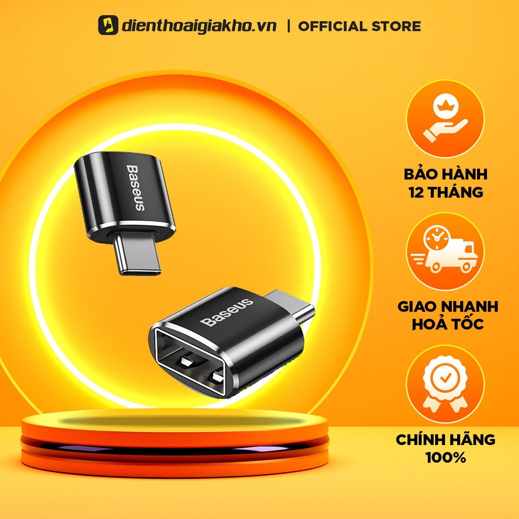 Đầu Chuyển Đổi Cổng USB Type-C Sang USB Baseus Chuyên Dụng Chất Lượng Cao