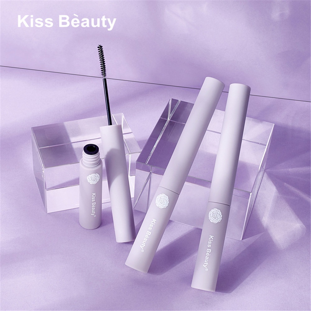 Mascara Chuốt Mi Cong Dài Dày Kiss Beauty Trang Điểm Tự Nhiên Siêu Mịn Chống Nước Không Nhòe
