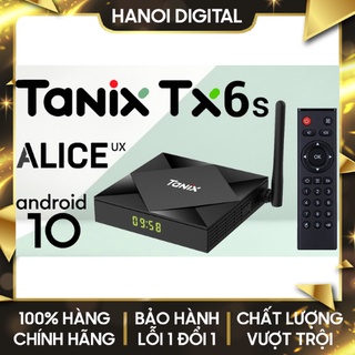 Android TV Box Tanix TX6S Ram 4Gb Rom 32Gb, Android 10 - Hàng Chính Hãng
