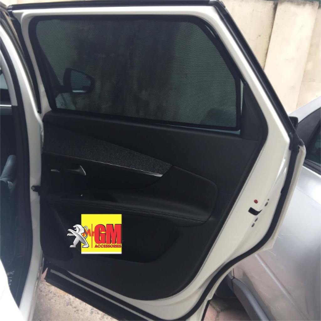 Rèm Che Nắng Peugeot chóng tia UV Phụ kiện Peugeot, Tấm che nắng cánh cửa Peugeot, che nắng thân xe Peugeot