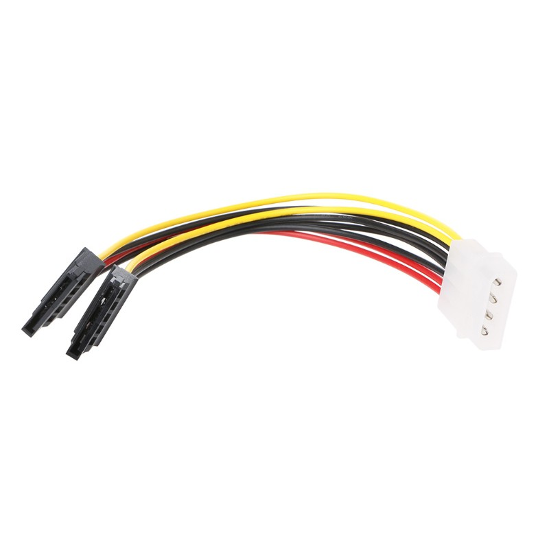 Cáp nguồn Molex đầu 4 chân sang 2 cổng chữ Y Serial ATA 15 chân 15cm