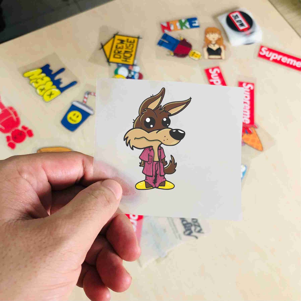 Hình ủi nhiệt bộ hoạt hình dễ thương 2 - Decal ủi áo xinh