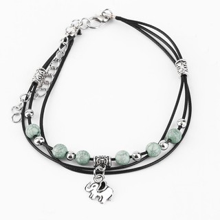 Lắc chân đính đá hình con voi