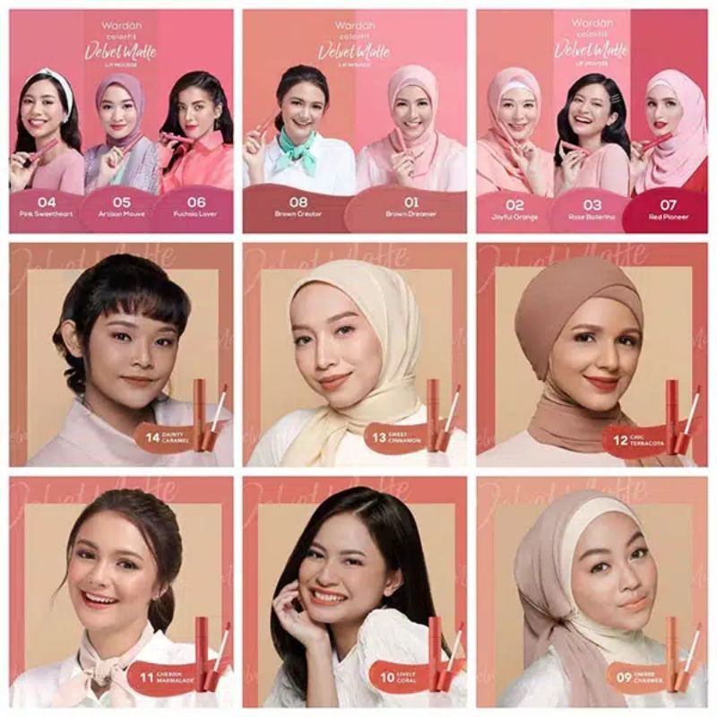(hàng Mới Về) Son Lì Wardah Colorfit Chất Son Mịn Như Nhung | BigBuy360 - bigbuy360.vn