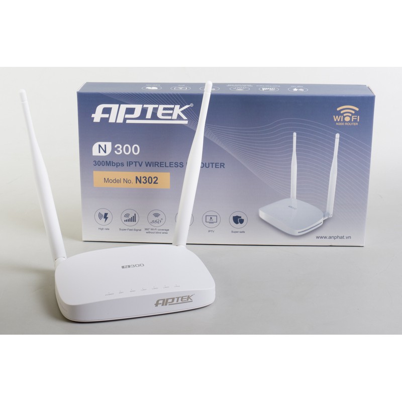 Thiết bị phát wifi APTEK N302 ( 20 users)