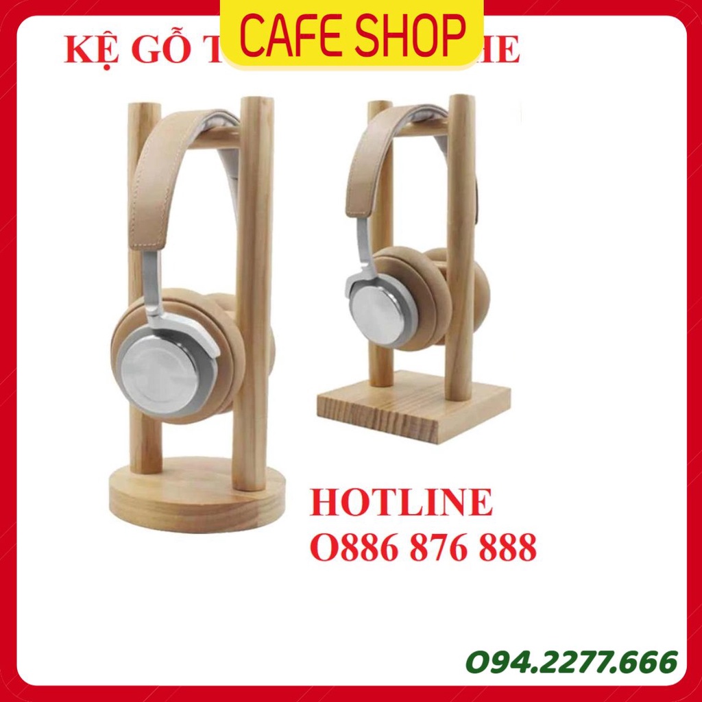 ❤️ Giá Treo Tai Nghe, Kệ Đỡ HeadPhone Bằng Gỗ Thông Tự Nhiên Tinh Tế