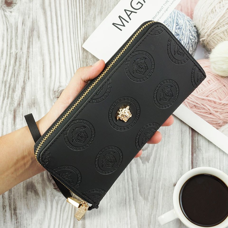 Ví Cầm Tay Nam, Ví Dài Fullbox Chất Da Cao Cấp Mềm Mịn Không Bong Tróc